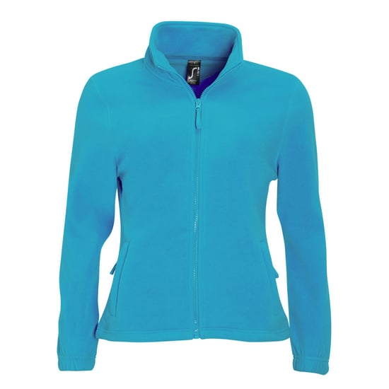SOLS Dames/dames North Full Zip Fleece Jacket (Aqua) - Image 1