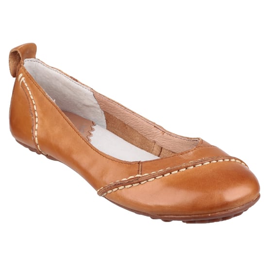 Hush Puppies Vrouwen/dames Janessa Slip On Pumps (Tan) - Image 1