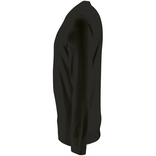 SOLS Heren Keizerlijk T-Shirt met lange mouwen (Diep zwart) - Image 3