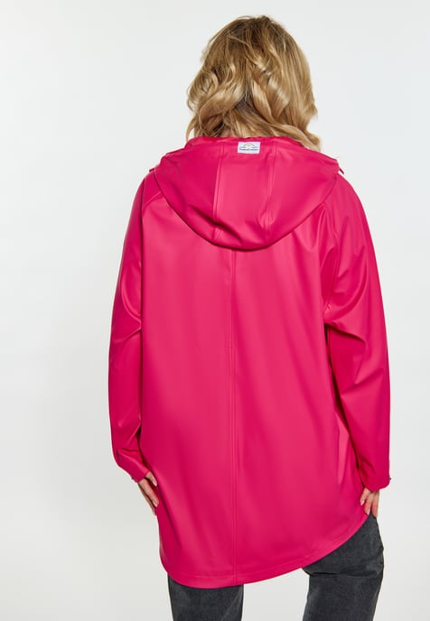 Schmuddelwedda Ronde regenjas Dames Framboos roze - Image 4