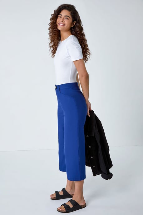 Cropped Stretch Culotte