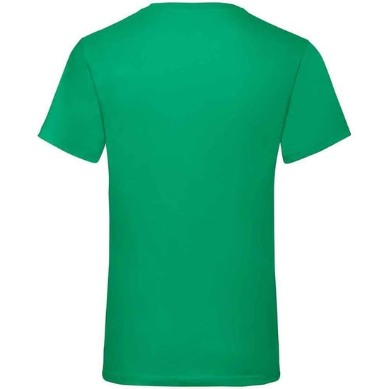 Fruit of the Loom Heren Valueweight V Neck T-shirt (Kelly Groen) - Image 2