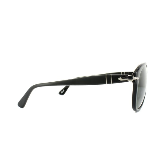 Persol Aviator Mens Black Green Sunglasses