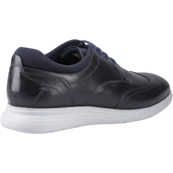 Pod Vantage Leer Heren Navy Veterschoenen - Image 2