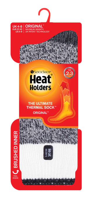 Heat Holders - Dames 2.3 tog thermo wintersokken - Snowdrop Zwart - Image 2