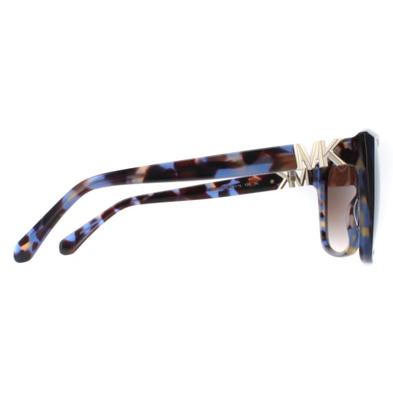 Michael Kors Square Womens Bright Blue Tortoise Brown Gradient MK2201 Malia