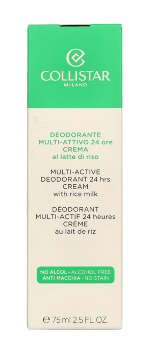 Collistar Multi-Active Deodorant 24 Hours Cream75 ml. - Image 2