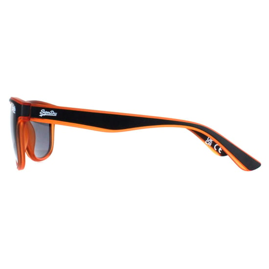 Superdry Square Mens Matte Black Orange Dark Grey Rockstep