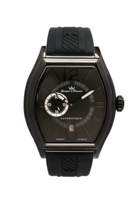 Yonger Black Dial Black Watch