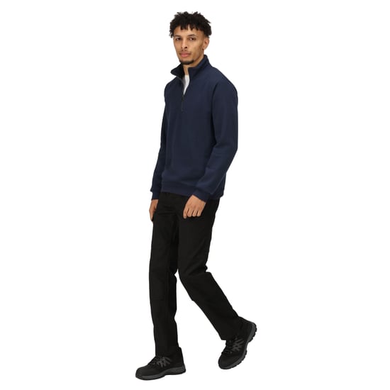 Regatta Mens Pro Quarter Zip Sweatshirt (Navy)