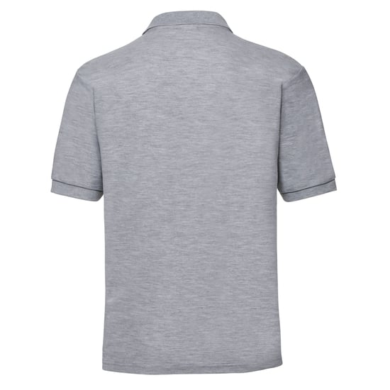 Russell Heren Polycotton Pique Poloshirt (Licht Oxford) - Image 2