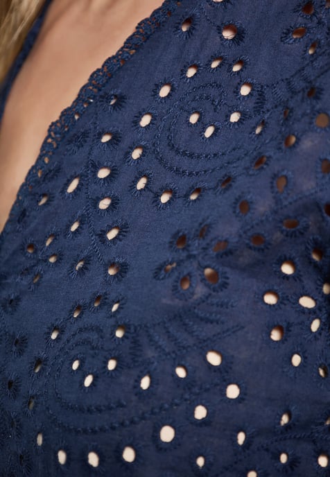 Dreimaster Blouse Dames marine - Image 5