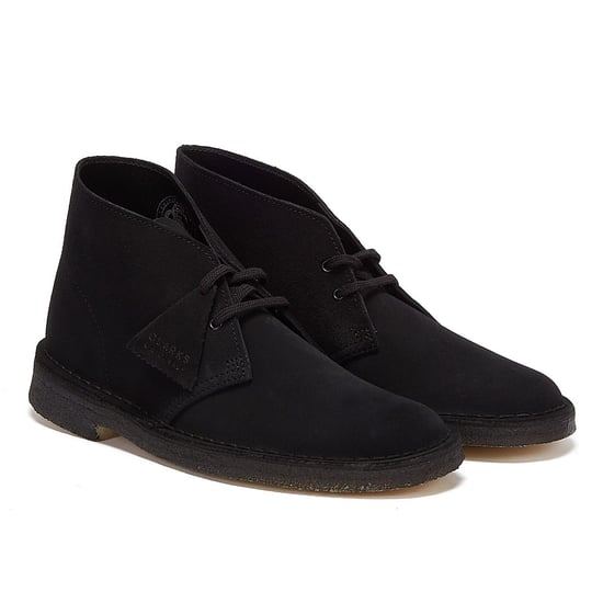 Clarks Originals Desert Suede Heren Zwart Laarzen - Image 1