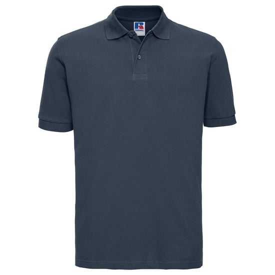Russell Heren Klassiek Piqué Katoenen Polo Shirt (Franse marine) - Image 1