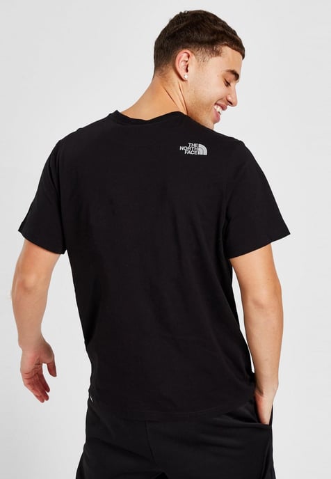The North Face Simple Dome Reflecterend Logo T shirt in Zwart - Image 2