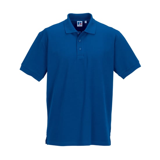 Russell Heren Ultimate Klassiek Katoenen Poloshirt (Helder Koningsblauw) - Image 1