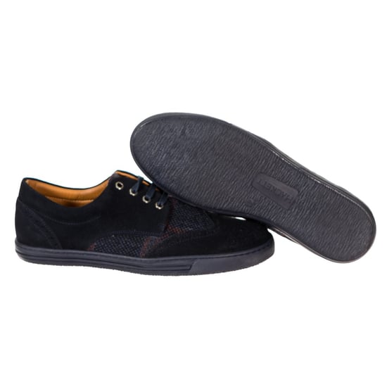 Plaid sneakers with lace closure HMS20206 man