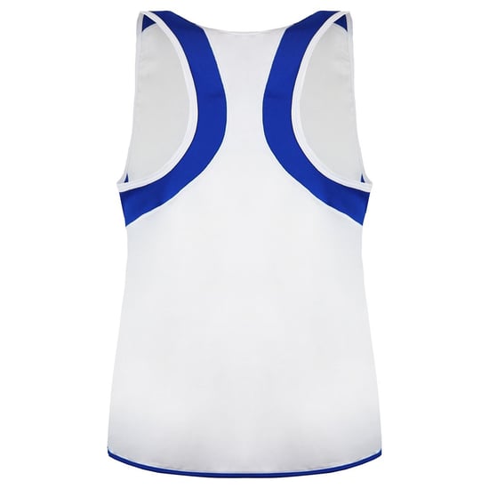 Mizuno Team Authentic Kinder Wit/Blauw Singlet Vest - Image 2