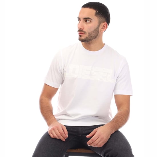 Diesel T-Just 12-5 T-shirt voor heren in wit - Image 4