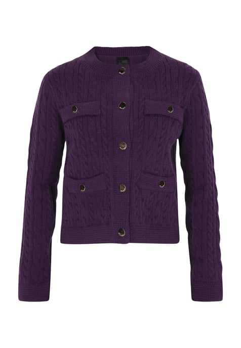 Dreimaster Vest Dames paars - Image 1