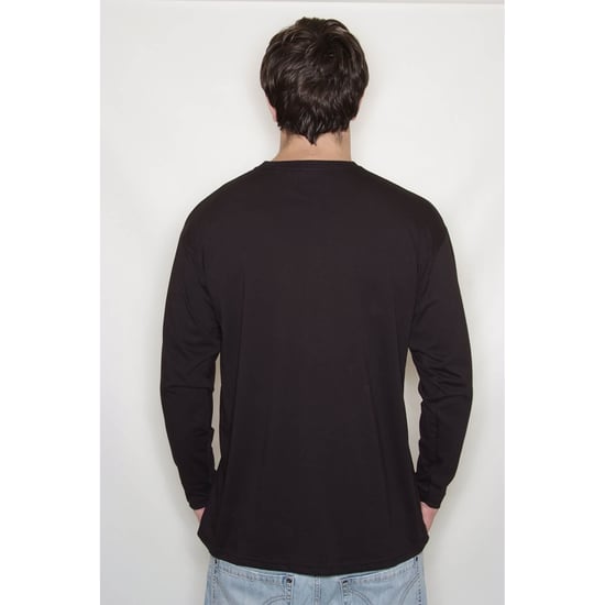 Fruit of the Loom Heren R T-Shirt met lange mouwen (Zwart) - Image 3