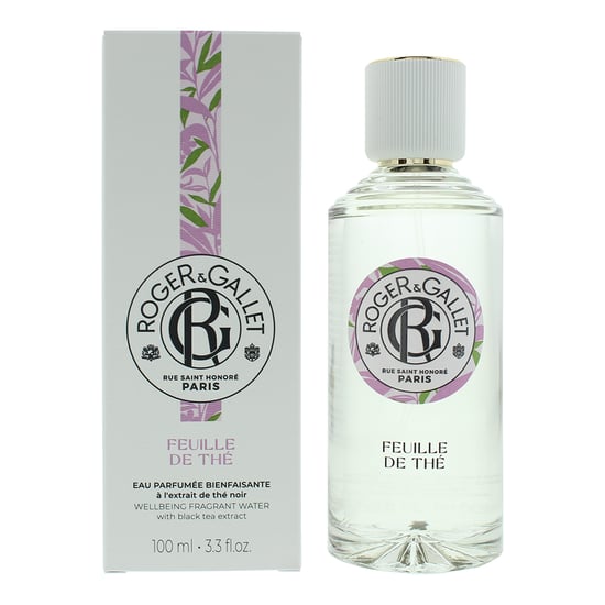 Roger & Gallet Feuille De Thé Geurend Welzijnswater 100ml - Image 1