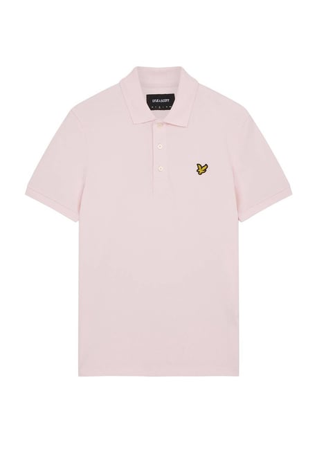 Lyle & Scott Polo SS Plain Polo Shirt Roze - Image 1
