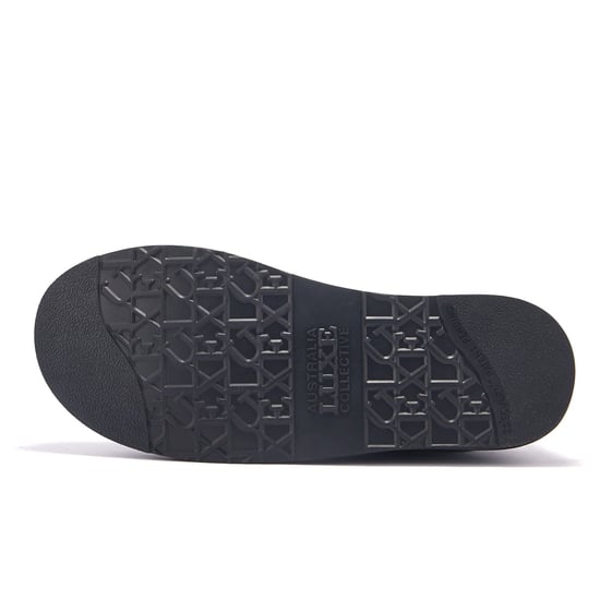 Mens Outback Black Slippers