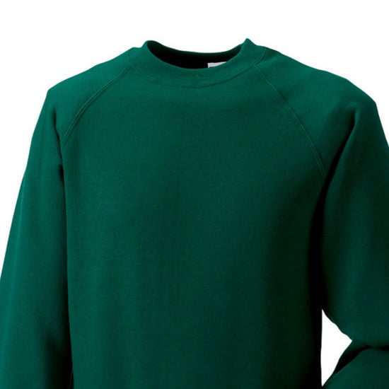 Russell Klassiek uniseks Sweatshirt voor volwassenen (Fles groen) - Image 2
