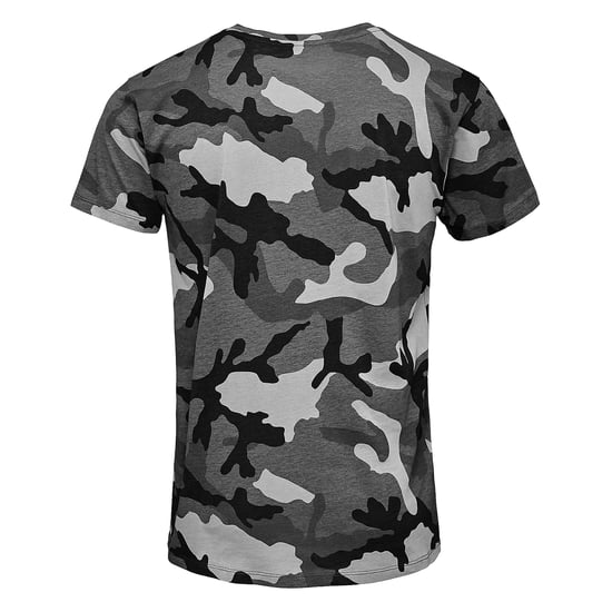 SOLS Heren Camo T-Shirt met korte mouwen (Grijze Camo) - Image 2