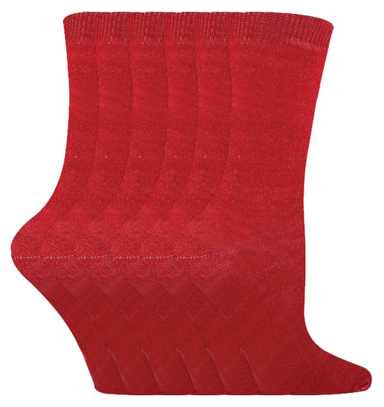 6 Paar Kinderen Jongens Meisjes Middenkuit Effen Kleur Casual Katoenen Dressokken - Image 1