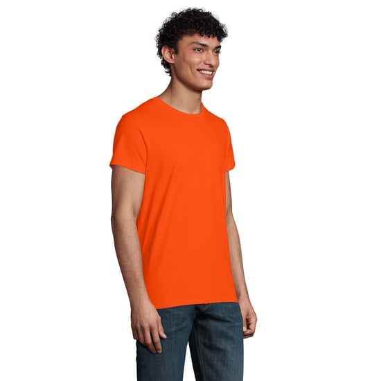 SOLS Heren Pioneer Biologisch Katoenen T-Shirt (Oranje) - Image 3