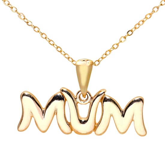 9ct geelgouden moederhanger 18 inch ketting - Image 1