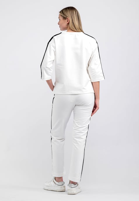 Tom Barron Ladies Half-short sleeve Tracksuit with Embroidery Detailing
