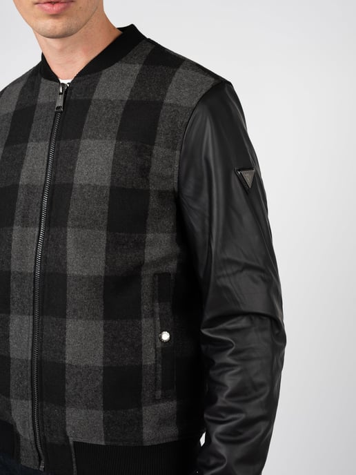 Guess jas Andy Bomber Mannen zwart - Image 5