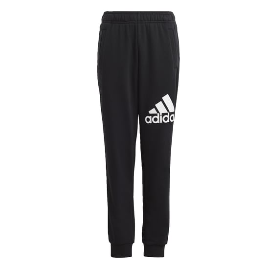 Boy's adidas Juniors Essentials Cotton Joggers in Black - Image 4