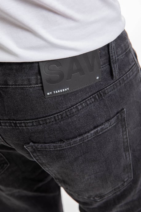 Takeshy Kurosawa Jeans Slim Cropped Mannen zwart - Image 5