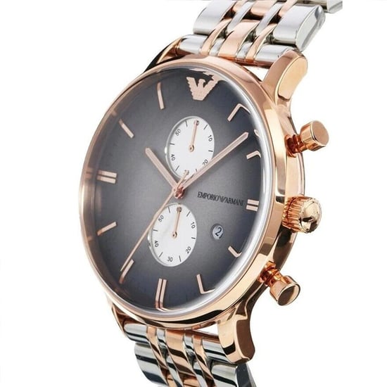 Emporio Armani AR1721 Heren Gianni Horloge Twee Toon - Image 3