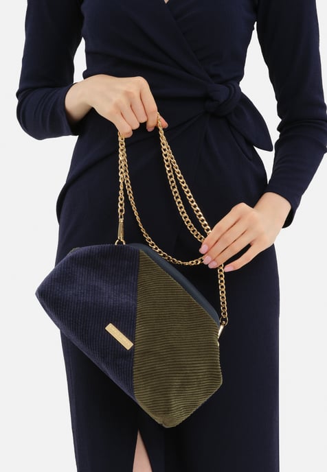 Laura Ashley NavyBlue-Green Cross.body Bag