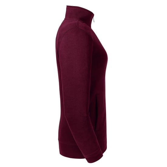 Russell Dames/dames Authentieke Sweat Jacket (Bourgondië) - Image 3