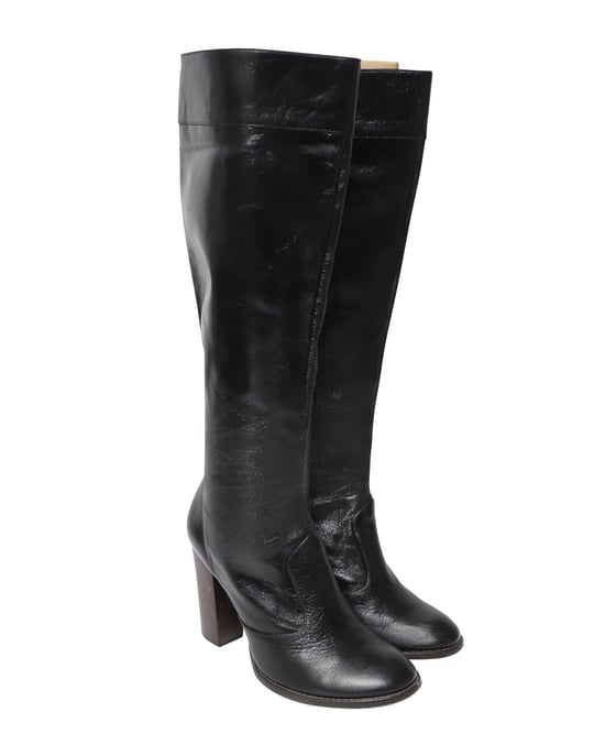 Marc Jacobs ‘Marc Loves the Boot’ Knee-high boots in Black Leather - Image 3