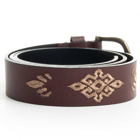 Purapiel riem bordbelt in bruin - Image 3