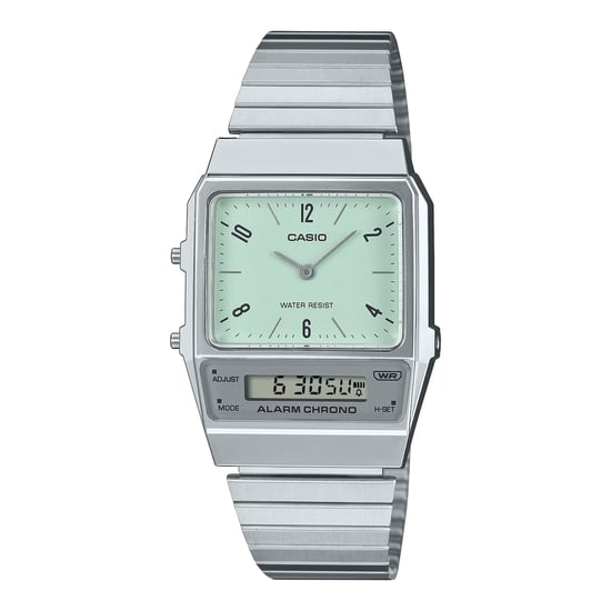 Casio Casio Collectie Vintage Heren Zilver Horloge AQ-800E-3AEF - Image 1