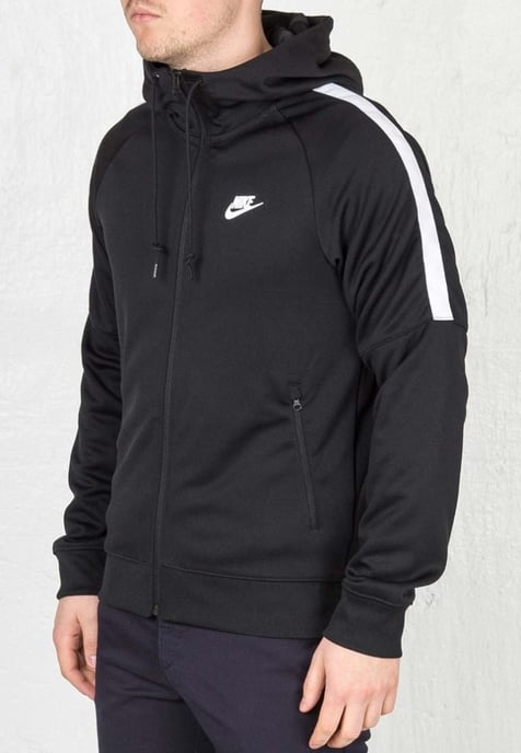 Nike Heren Tribute trainingspak met capuchon in zwart - Image 2