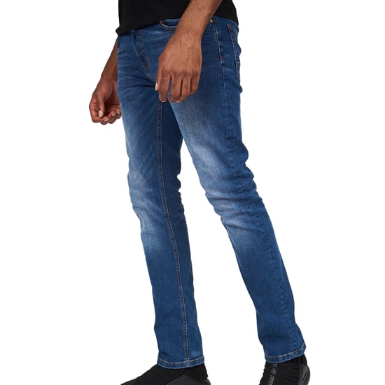 Crosshatch Heren Svelte Stretch Jeans (Stone Wash) - Image 3