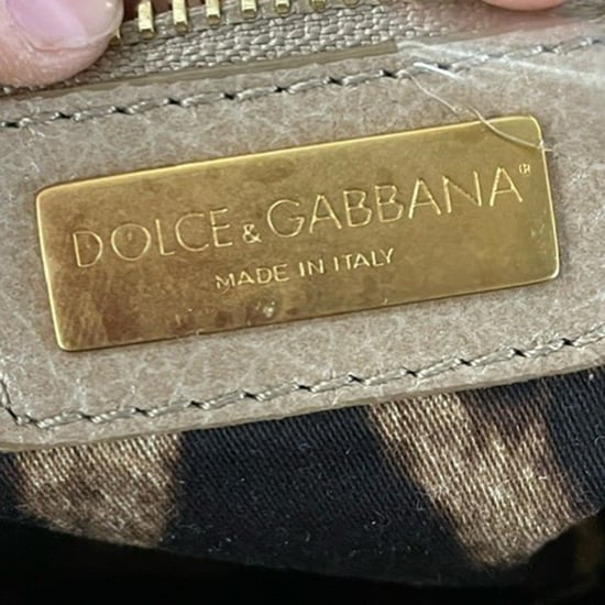 Dolce & Gabbana Grote Sicilië Handtas van Bruin Kalfskinnleder - Image 5