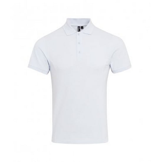 Premier Heren Coolchecker Plus Piqu Polo Shirt (Wit) - Image 1
