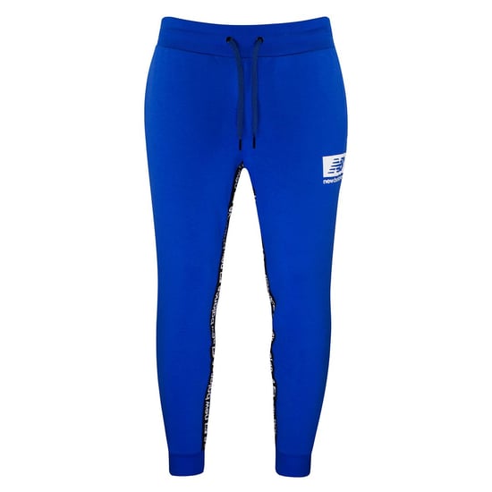New Balance Stretch Waist Blue Essential ID Mens Fleece Track Pants MP13508 LSB