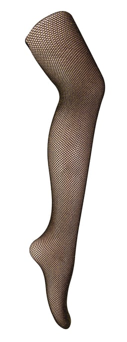 Visnet panty met hoge taille voor dames met glitter - Goud - Image 1