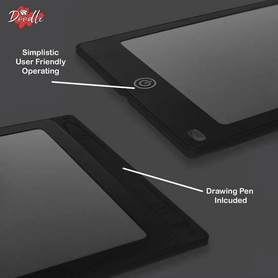 Doodle 8.5 inch LCD writing tablet black